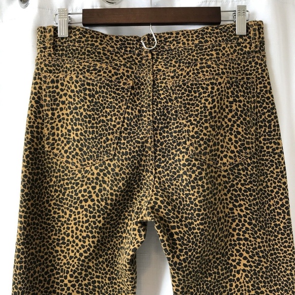 Current Elliott Spotted Cheetah Animal Print High Waist Stiletto Jeans Sz 28 - Picture 10 of 15